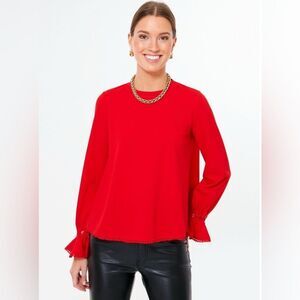 Pomander Place Tuckernuck Red Top, Size M